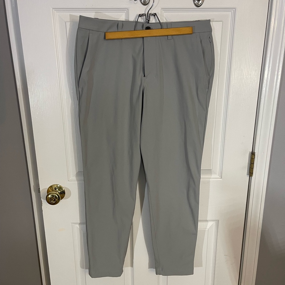 Lululemon ABC Trouser Warpstreme 32x30 Slim Fit Silver Drop